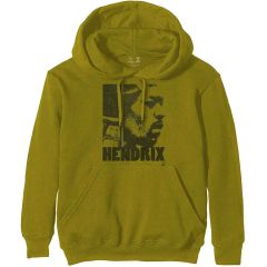 Jimi Hendrix: Let Me Live - Green Pullover Hoodie