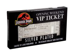 Jurassic Park: Limited Edition .999 Silver Plated Opening Weekend VIP Ticket