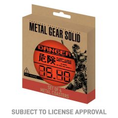 Metal Gear Solid: Limited Edition Metal Coaster Set Preorder