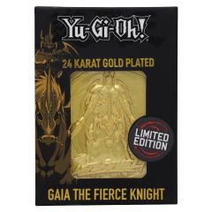 Yu Gi Oh!: Gaia The Fierce Knight Limited Edition 24K Gold Plated Metal Card