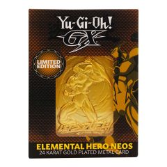 Yu-Gi-Oh ! : Elemental Hero Neos Lingot plaqué or 24 carats