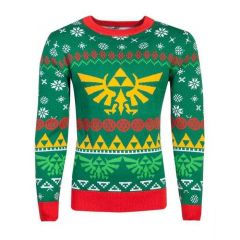 Legend of Zelda: Triforce Knitted Ugly Christmas Sweater