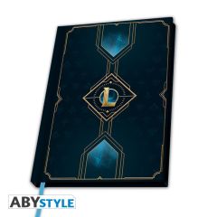 League of Legends: Reserva del cuaderno A5 con el logotipo Hextech