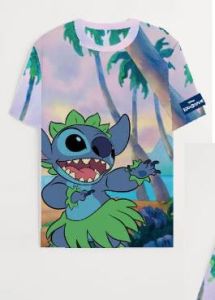 Lilo & Stitch: T-Shirt mit Allover-Print