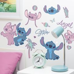 Lilo & Stitch: Stitch en Angel muurstickers vooraf bestellen