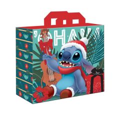 Lilo & Stitch: Reserva de bolsa de tela navideña de Stitch