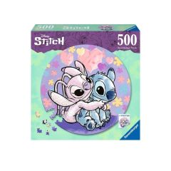 Lilo & Stitch: Stitch Round Jigsaw Puzzle (500 pieces)
