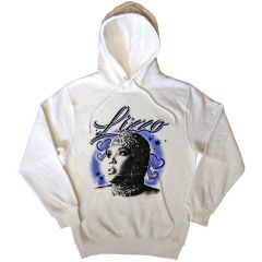 Lizzo: Special Hearts Airbrush - White Pullover Hoodie