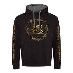 Lord Of The Rings: Gold Foil Logo Hoodie