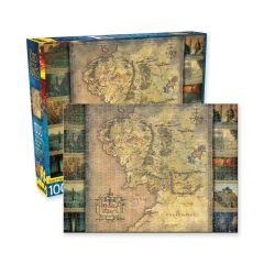Seigneur des Anneaux : Puzzle Carte (1000 pièces) Précommande