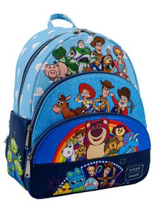 Loungefly: Mini mochila con tres bolsillos de Toy Story Movie Collab