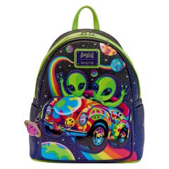 Lisa Frank: Cosmic Alien Ride Loungefly Mini Backpack Preorder