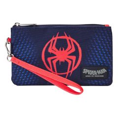 Marvel por Loungefly: Reserva de pulsera y billetera AOP de Miles Morales Spider-Verse
