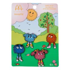 McDonald's langs Loungefly: Fry Gang Emaille Pins 4-Set (3cm) Preorder