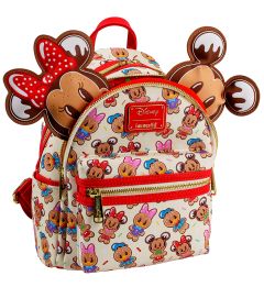 Loungefly Disney: Mickey and Friends Gingerbread Cookie AOP Ear Holder Mini Backpack
