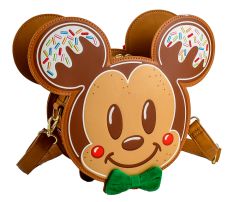 Loungefly Disney: Mickey and Friends Gingerbread Cookie Figural Crossbody Bag