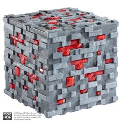 Minecraft: Reserva del cubo de mineral de Redstone iluminador