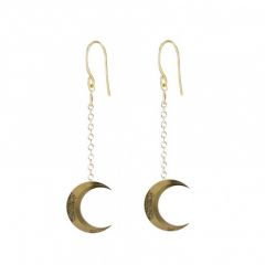 Moon Knight: Crescent Blade Dangle Earrings Preorder