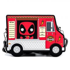 Deadpool: "Zero Trucks Given" 30th Anniversary Chimichanga Truck Pop By Loungefly Crossbody Bag