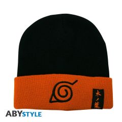 Naruto: Konoha Beanie - Black & Orange Preorder