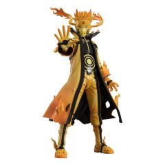 Naruto : Figurine d'action Naruto Uzumaki SH Figuarts (mode Kurama Link) - La force courageuse qui lie (15 cm)