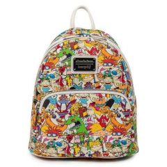 Loungefly Nickelodeon: Nick Rewind Gang All Over Print Mini Backpack Preorder