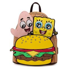 Spongebob Squarepants: Krabby Patty Group Loungefly Mini Backpack