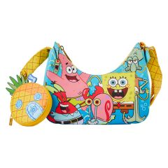 Loungefly Spongebob Squarepants: Group Shot Crossbody Bag