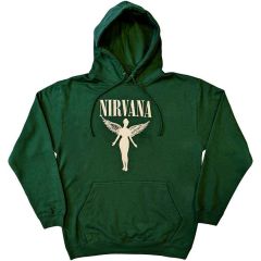 Nirvana: Angelic Mono - Green Pullover Hoodie