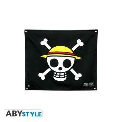 One Piece: Straw Hats Skull 50 x 60cm Polyester Flag Preorder