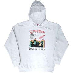 Pink Floyd: Japanese Poster - White Pullover Hoodie