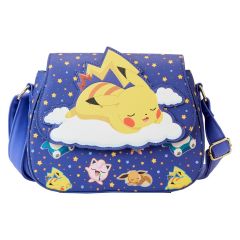 Loungefly Pokemon: Sleeping Pikachu and Friends Crossbody Bag