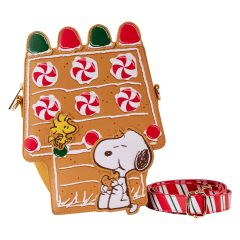 Loungefly Peanuts: Snoopy Gingerbread House Figural Crossbody Bag Preorder
