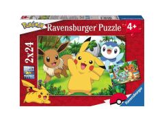 Pokémon : Puzzle pour enfants Pikachu et ses amis (2 x 24 pièces)