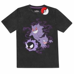 Pokémon: Camiseta con lavado ácido de fantasmas