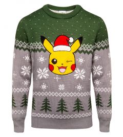 Pokemon: 'All I Want For Xmas Is Chu' Pikachu Christmas Sweater/Jumper