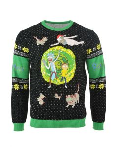 Rick and Morty: Portal Party People Ugly Christmas Sweater/Jumper