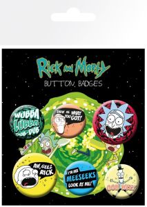 Rick & Morty: Mix Badge Pack Preorder