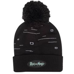 Rick And Morty: Pixel Print Beanie Pom Preorder