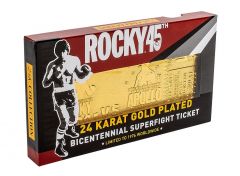 Rocky: 45th Anniversary 24K Gold Plated Limited Edition Fight Ticket