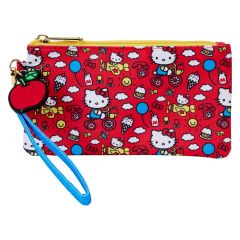 Loungefly: Hello Kitty 50th Anniversary Classic AOP Pouch Wristlet Preorder