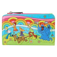 Loungefly Scooby Doo: Psychedelic Monster Chase Glow In The Dark Flap Wallet