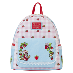 Loungefly: Strawberry Shortcake Denim Pocket Mini Backpack