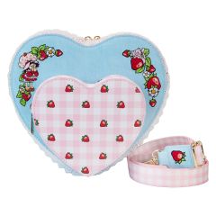 Loungefly: Strawberry Shortcake Denim Heart Crossbody Bag