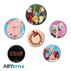 Seven Deadly Sins: Mix Badge Pack Preorder