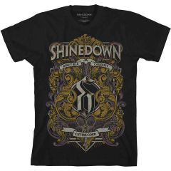 Shinedown : Ciseaux ornementaux - T-shirt noir
