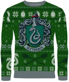 Harry Potter: Slytherin Sleigh Bells Ugly Christmas Sweater