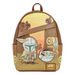 Star Wars: Loungefly Mini Backpack The Mandalorian and Grogu