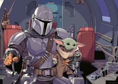 Rompecabezas de dibujos animados de Star Wars: The Mandalorian (1000 piezas)