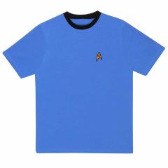 Star Trek: Blaues Uniform-Ringer-T-Shirt